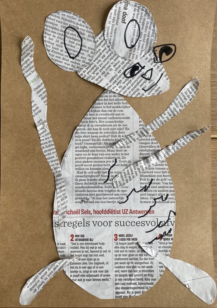 Nodig uit schuifelen heet Kranten kunst, leuke dingen maken met papier - Webkonijn