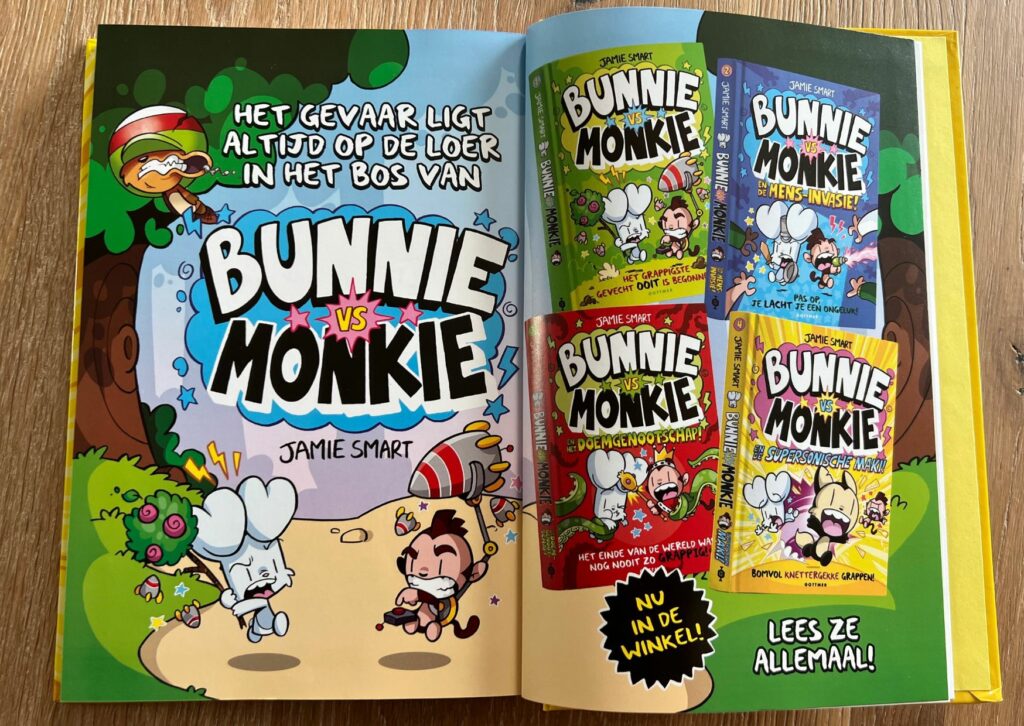 Bunnie vs Monkie serie